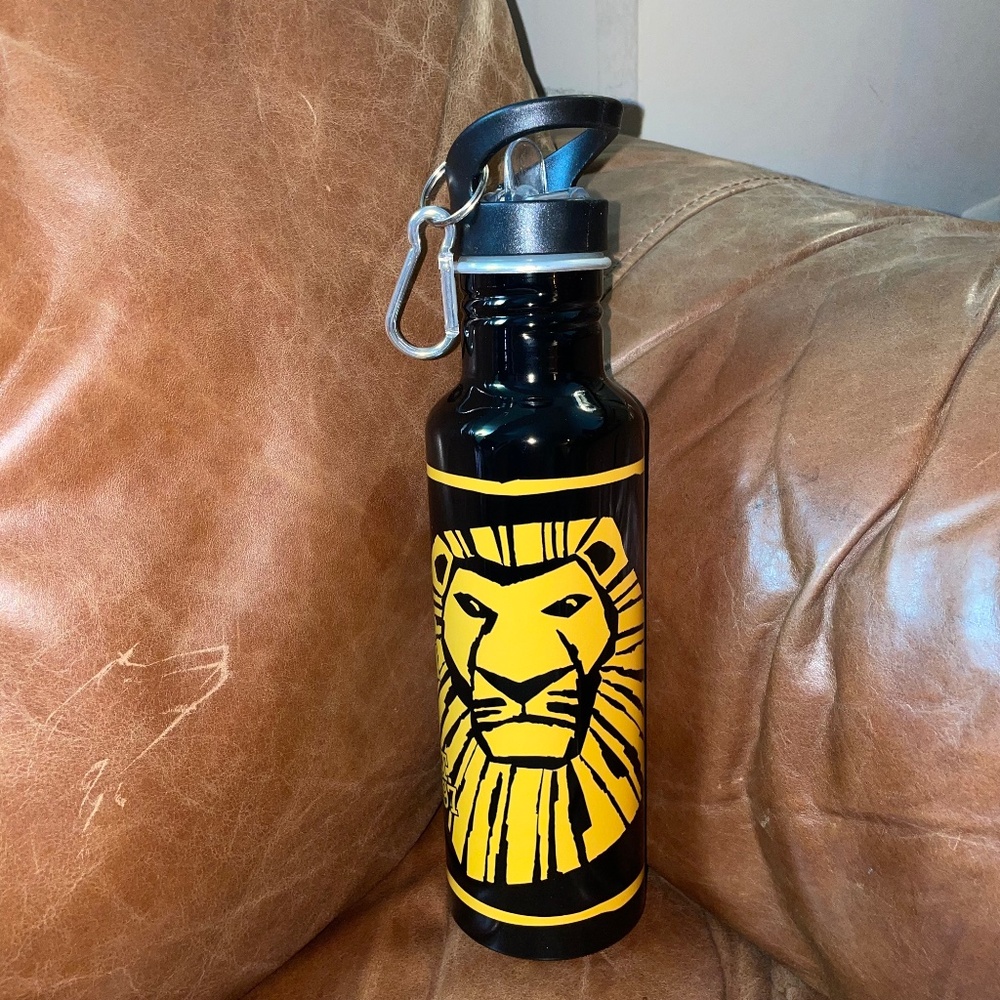 NWT Disney The Lion King Broadway Musical Metal Drinking Bottle